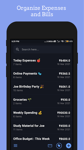 Android application SpendTrack: Track your Expense screenshort