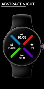 Abstract night - watch face