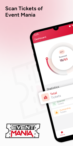 Android application EventMania Ticket Scanner screenshort