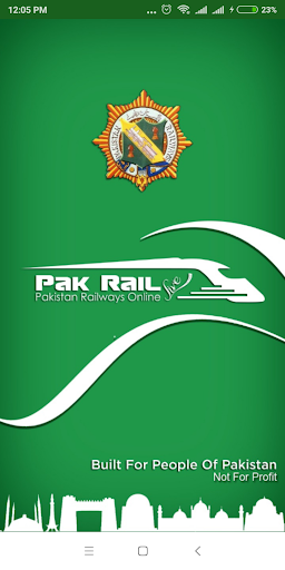 Android application Pak Rail Live - Tracking app o screenshort