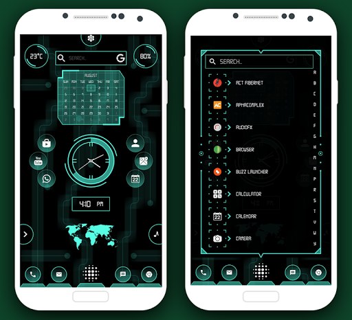 Screenshot of High Style Launcher 2 - Hitech