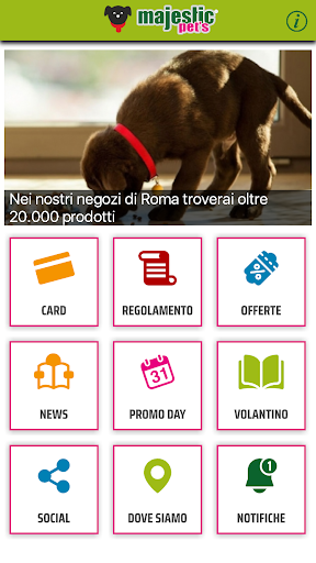 Android application Majestic Pets screenshort