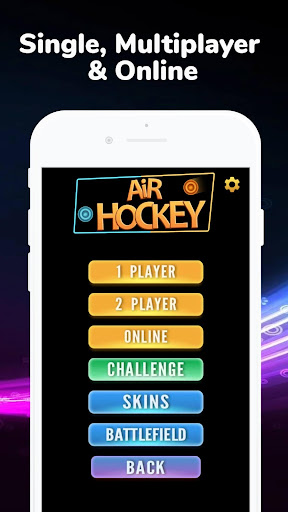 Air Hockey : Solo, Multiplayer Screen 2