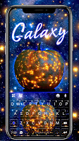 screenshot of Galaxy Jack O Lantern Keyboard