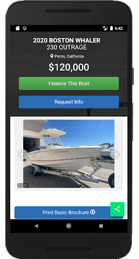Android application Boatslist Nw & Used Boats screenshort