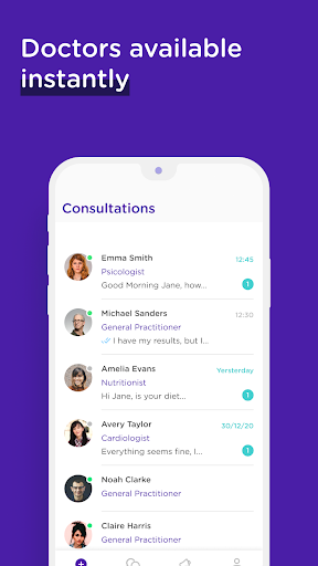 Android application MediQuo Medical Chat - Online screenshort