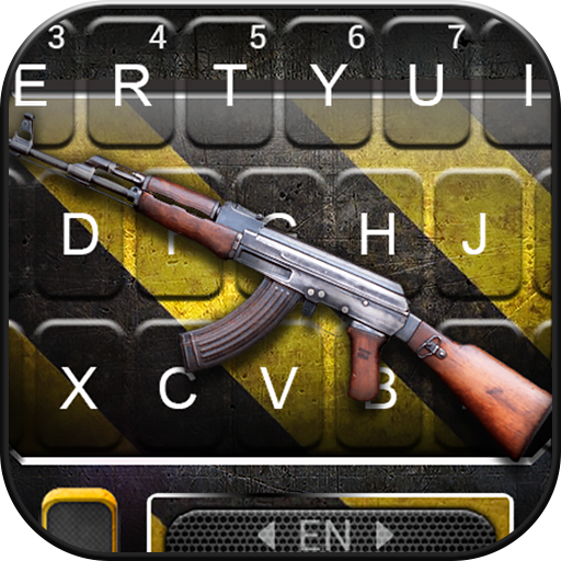 Cool Mob Gun Army Keyboard Theme