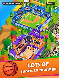 Sports City Tycoon: Idle Game v1.17.1 MOD APK (Unlimited Cash/Free Purchase) Free For Android 10