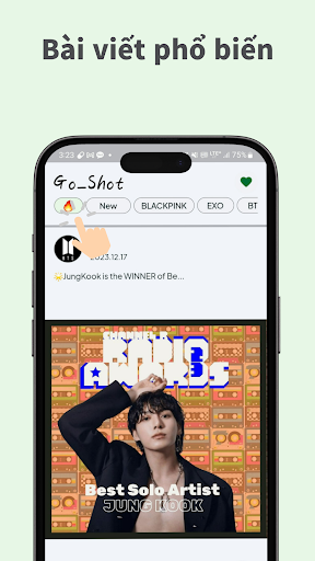 GO SHOT_ K-POP fans playground Screen 3