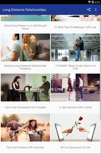 LONG DISTANCE RELATIONSHIPS