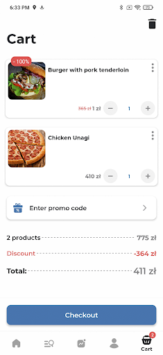 B2C Kit online shop Screen 3