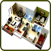 Morden 3D Plan Home Blueprint Interior Planner New 4 Icon