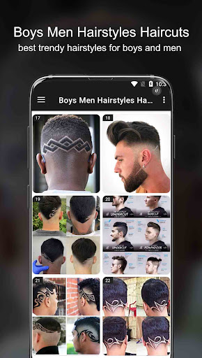Android application Teenager Boy Haircuts screenshort