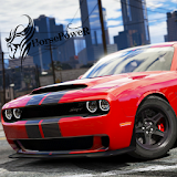Muscle Car Dodge Driving Challenger Simulator 3D icon