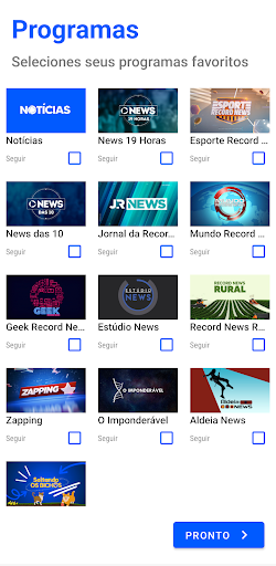 Android application Record News screenshort