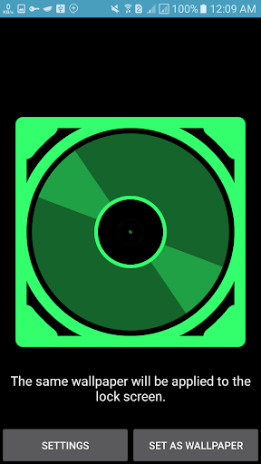 Android application RGB Fan Live Wallpaper screenshort