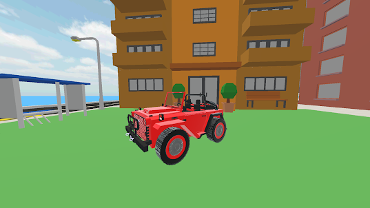 Jeep City Driving Game 3D