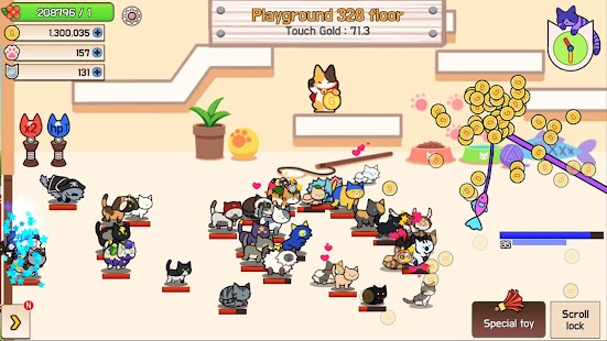 Cat town (Tap RPG) - Premium Screenshot