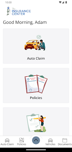 Insurance Center MobileInsured Screen 2