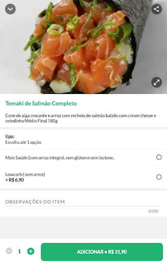 Sushi Healthy Screen 3