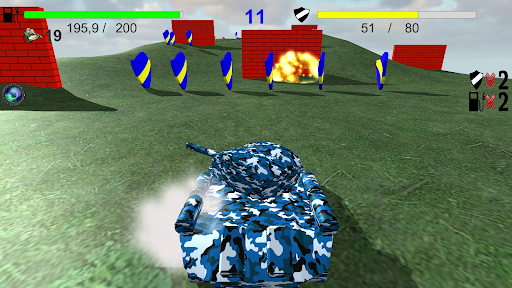 Android application War Machine Battle Tank Attack screenshort