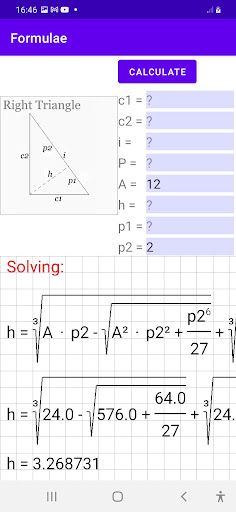 Formulae Screen 3