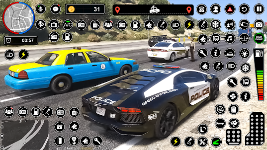 police van chase driving games