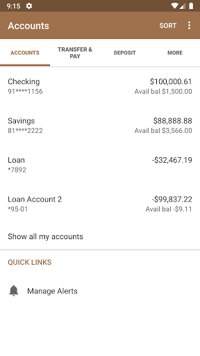 Commerce Bank Mobile Screen 3