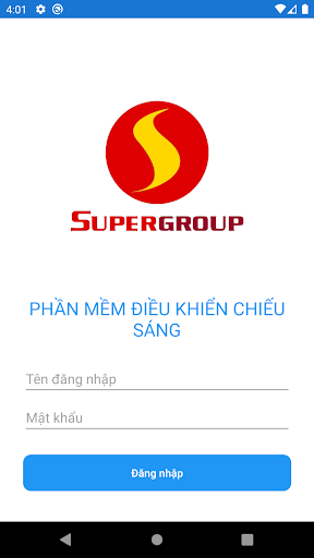 Android application Super Group Smartlight screenshort