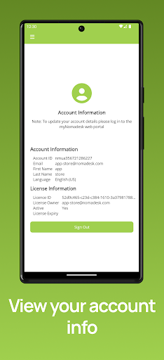 Nomadesk Screen 2