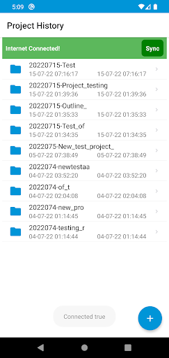 Android application HA Survey screenshort