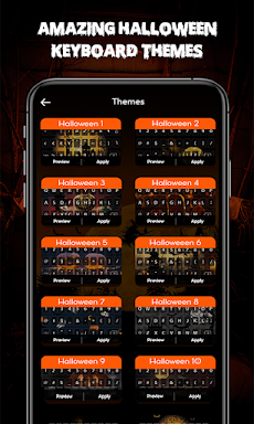 Dark Halloween Keyboard Themesのおすすめ画像5