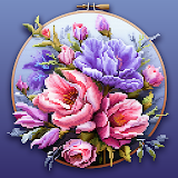 Color by Letter: Sewing game icon