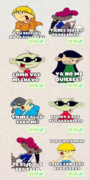 Imágen 4 Stickers de Los Chicos del Barrio Para WhatsApp android