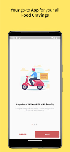 Android application Zingo: Food Delivery screenshort