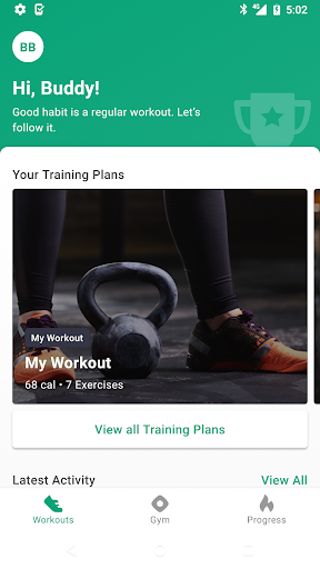 Fitness Point Member App Screen 2