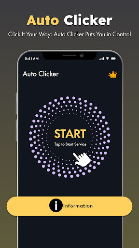 Android application Auto Clicker ; Auto Tap screenshort
