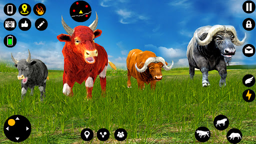 Android application Angry Bull Attack Fight Games screenshort
