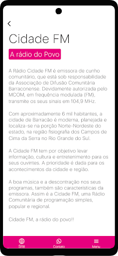 Rádio Cidade Screen 2