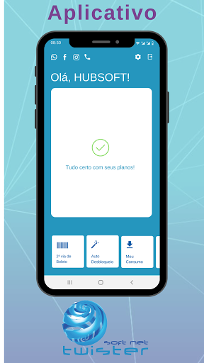 Android application TWISTER SOFT NET screenshort