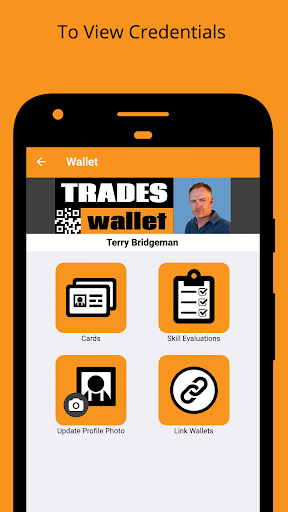 Trades Wallet Field Scanner Screen 2