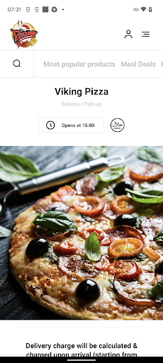 Android application Viking Pizza Kanturk screenshort