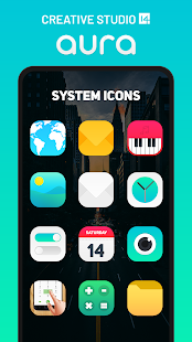 Aura Icon Pack لقطة شاشة