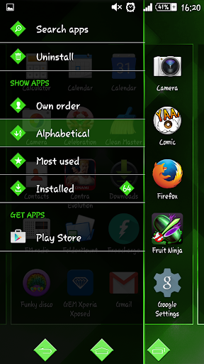Sparkle Green Xperien Theme