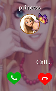 Imágen 6 fake call princess prank Simul android