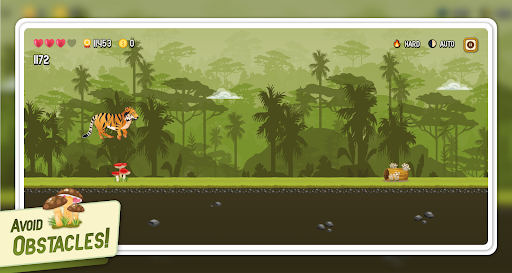 Android application Let's Run Animals screenshort