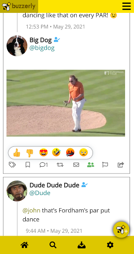 Android application Buzzerly screenshort