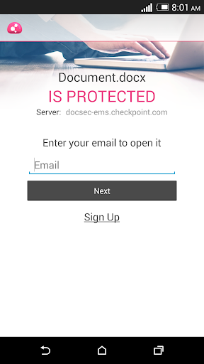 Android application Check Point Capsule Docs screenshort