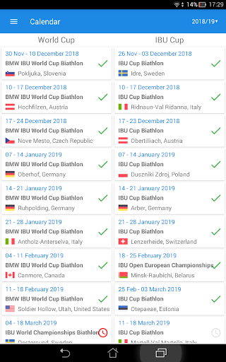 Biathlon Live Results 2025/26 screenshot 6