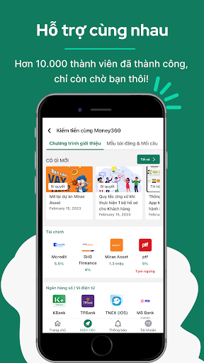 Money360 - Cộng đồng MMO Screen 3